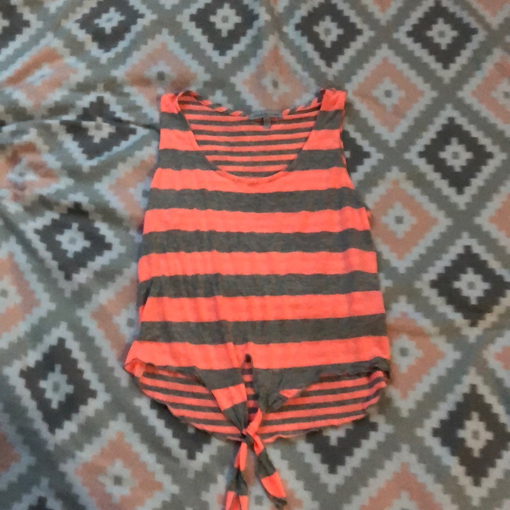 Cute tied tank top